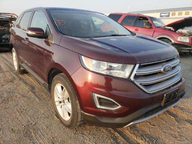 FORD EDGE SEL 2017 with VIN 2FMPK4J91HBC48504 - Photo from auction
