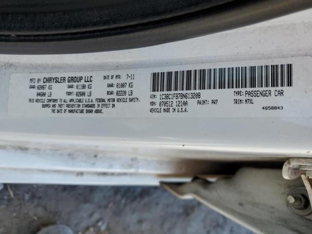 Photo 10 from auction – 2011 CHRYSLER 200 TOURIN with VIN 1C3BC1FB7BN613208