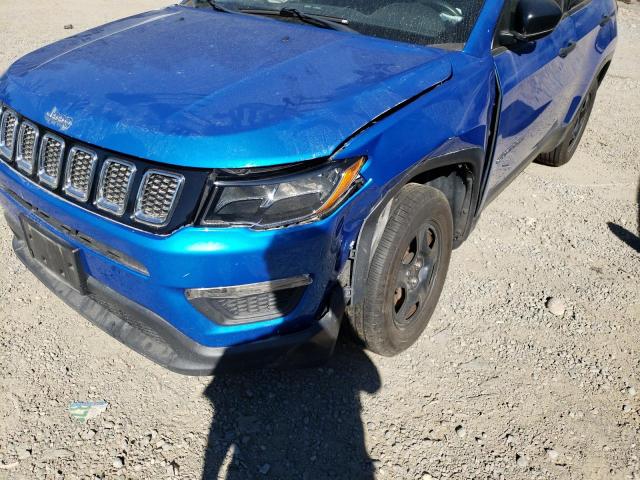 Photo 9 from auction – 2017 JEEP COMPASS SP with VIN 3C4NJCAB1HT647767
