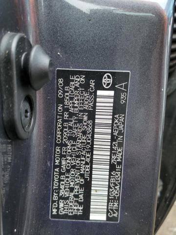 Photo 10 from auction – 2009 TOYOTA CORROLLA with VIN JTDBL40E19J043868