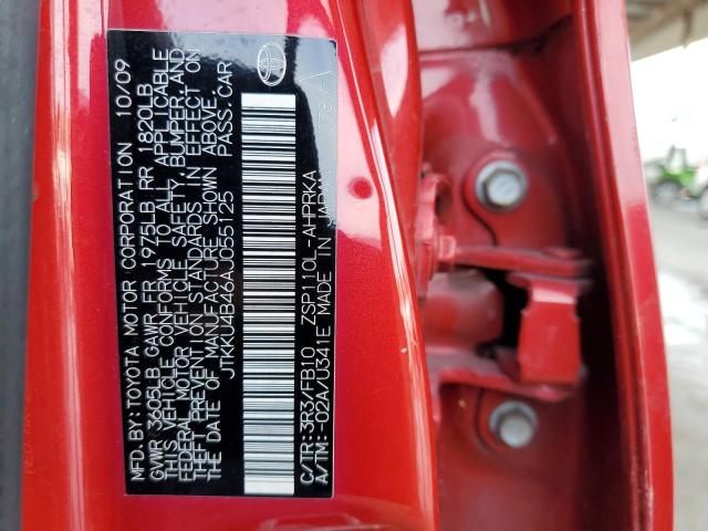 Photo 10 from auction – 2010 TOYOTA SCION XD with VIN JTKKU4B46AJ055125