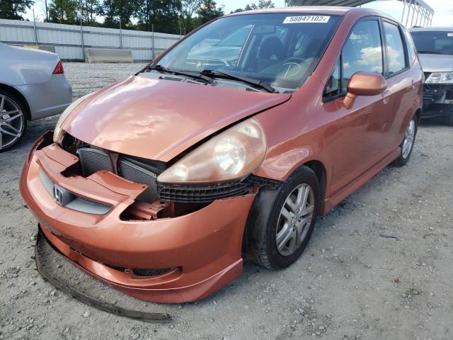 Photo 2 from auction – 2007 HONDA FIT S with VIN JHMGD38697S032231