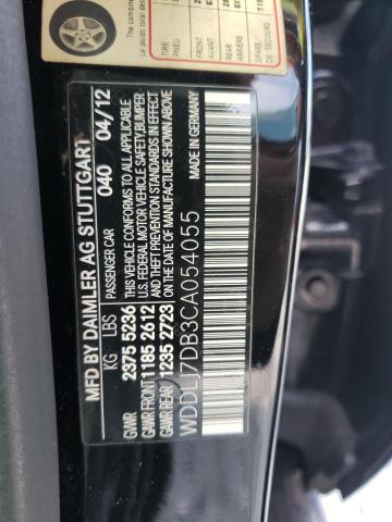 Photo 10 from auction – 2012 MERCEDES-BENZ CLS 550 with VIN WDDLJ7DB3CA054055