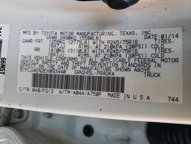 Photo 10 from auction – 2014 TOYOTA TACOMA DOU with VIN 5TFLU4EN2EX093440