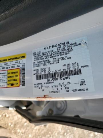 Photo 10 from auction – 2014 FORD FUSION SE with VIN 1FA6P0H78E5368045