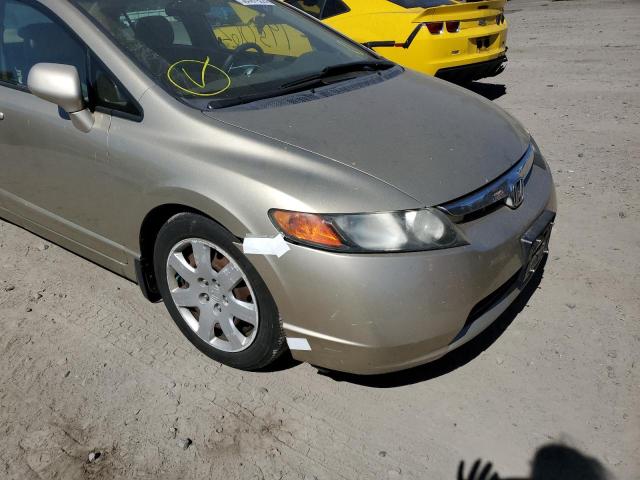 Photo 9 from auction – 2007 HONDA CIVIC LX with VIN 1HGFA16517L010367