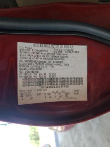 Photo 10 from auction – 2003 MERCURY SABLE GS with VIN 1MEFM50U23G600480