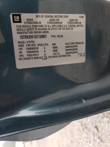 Photo 10 from auction – 2009 GMC SIERRA K15 with VIN 1GTEK29019Z139867