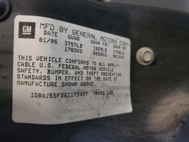 Photo 10 from auction – 2006 SATURN ION LEVEL with VIN 1G8AJ55F36Z173487