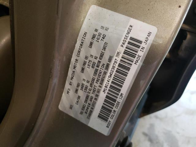 Фото 10 с аукциона – 1998 MAZDA PROTEGE DX с VIN JM1BC1415W0238797