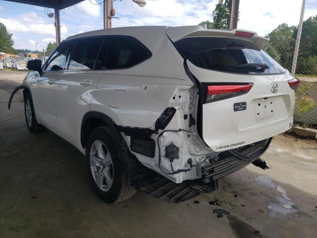 Photo 3 from auction – 2021 TOYOTA HIGHLANDER with VIN 5TDZZRAHXMS522868