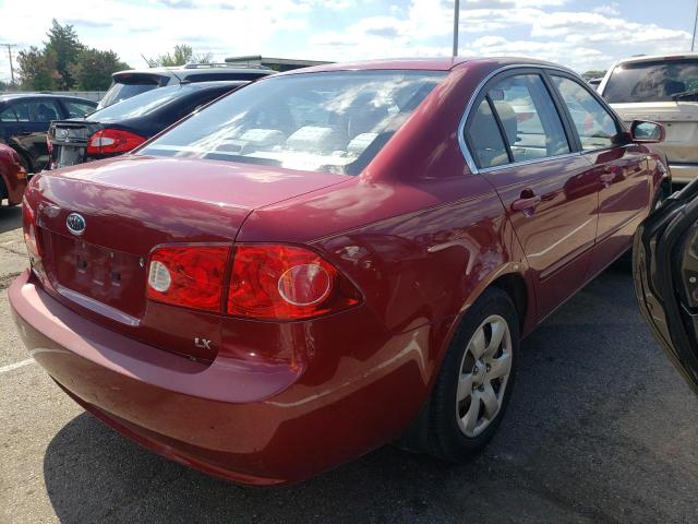 Foto 4 de la subasta – 2008 KIA OPTIMA LX con VIN KNAGE123185254910