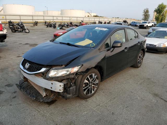 Photo 2 from auction – 2013 HONDA CIVIC EX with VIN 19XFB2F84DE277339