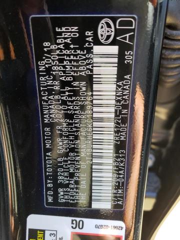 Photo 10 from auction – 2019 TOYOTA COROLLA L with VIN 2T1BURHE6KC189764