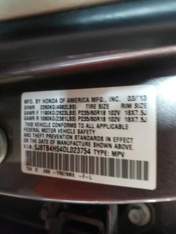 Photo 10 from auction – 2013 ACURA RDX TECHNO with VIN 5J8TB4H54DL023754