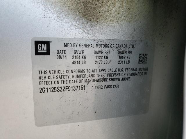 Photo 10 from auction – 2015 CHEVROLET IMPALA LT with VIN 2G1125S32F9137161