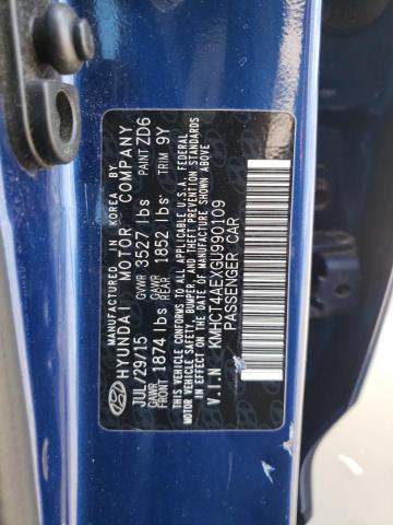 Photo 10 from auction – 2016 HYUNDAI ACCENT SE with VIN KMHCT4AEXGU990109