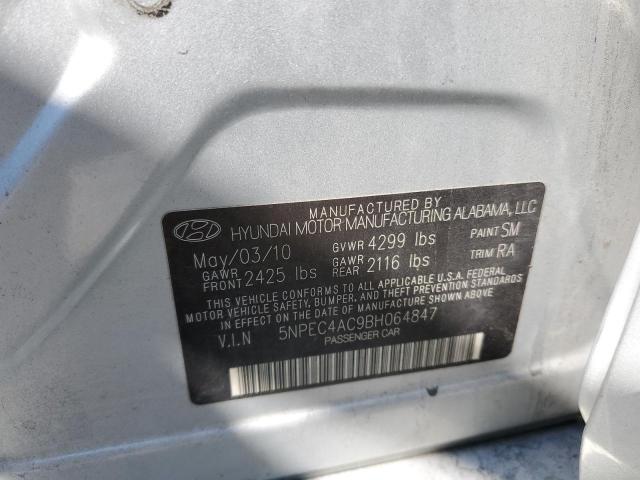 Photo 10 from auction – 2011 HYUNDAI SONATA SE with VIN 5NPEC4AC9BH064847