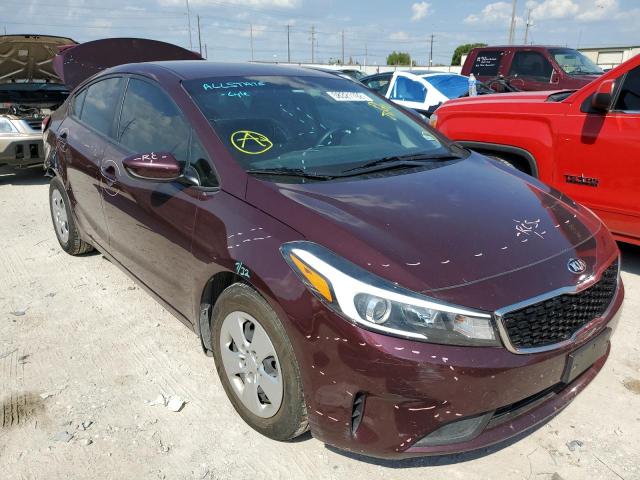 KIA FORTE LX 2018 with VIN 3KPFK4A70JE232470 - Photo from auction