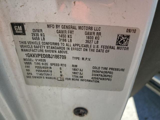 Zdjęcie 10 z aukcji – 2011 GMC ACADIA SLE z VIN 1GKKVPED8BJ186709