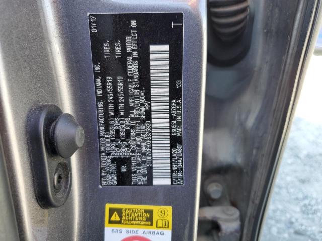 Photo 10 from auction – 2017 TOYOTA HIGHLANDER with VIN 5TDDZRFHXHS376920