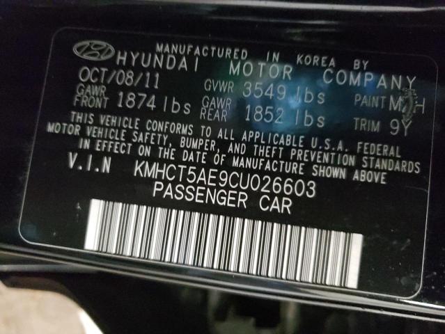 Photo 10 from auction – 2012 HYUNDAI ACCENT GLS with VIN KMHCT5AE9CU026603