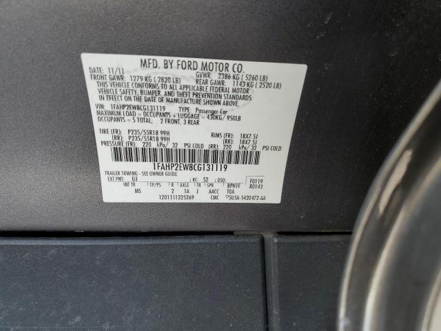 صورة رقم 10 من المزاد - 2012 FORD TAURUS SEL مع VIN 1FAHP2EW8CG131119