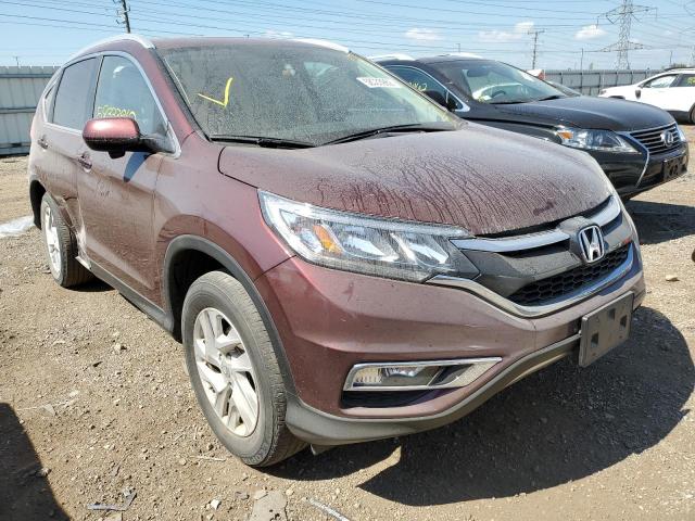 HONDA CR-V EXL 2015 with VIN 2HKRM4H75FH697214 - Photo from auction