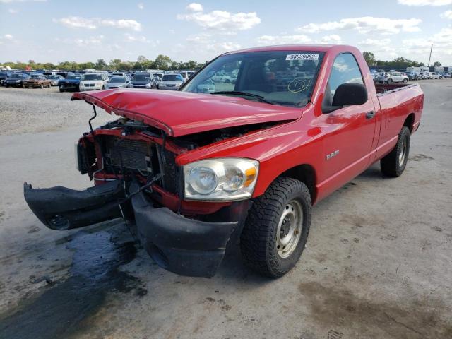 Photo 2 from auction – 2008 DODGE RAM 1500 S with VIN 1D7HA16N08J158391