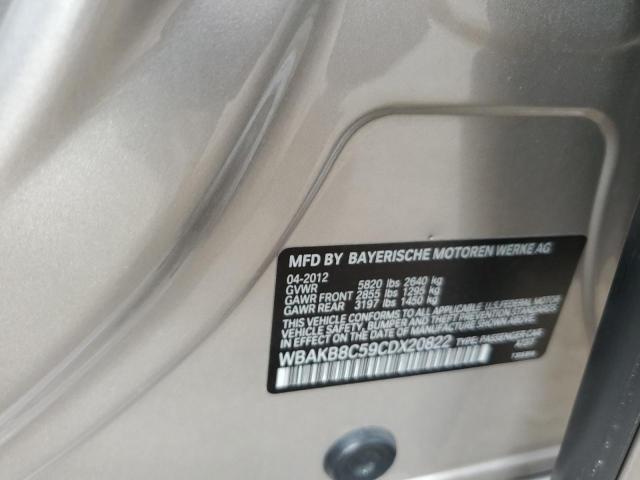 Photo 10 from auction – 2012 BMW 750 LI with VIN WBAKB8C59CDX20822