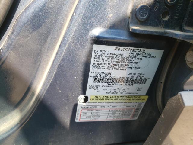 Photo 10 from auction – 2005 FORD FREESTYLE with VIN 1FMDK05155GA08828