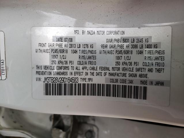 Photo 10 from auction – 2009 MAZDA CX-9 with VIN JM3TB28V290164583