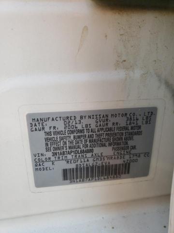 Photo 10 from auction – 2013 NISSAN SENTRA S with VIN 3N1AB7AP1DL684880