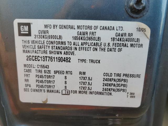 Photo 10 from auction – 2006 CHEVROLET SILVERADO with VIN 2GCEC13T761190482