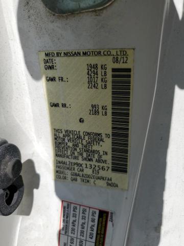 Photo 10 from auction – 2013 NISSAN ALTIMA S with VIN 1N4AL2EP9DC132567