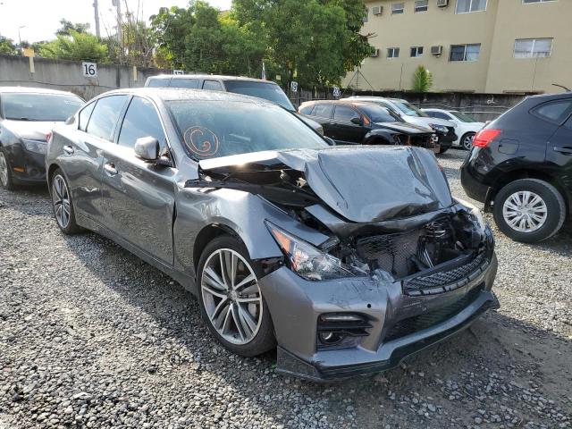INFINITI Q50 BASE 2015 with VIN JN1BV7AP5FM356608 - Photo from auction