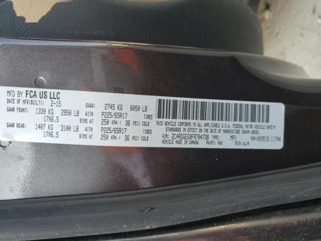 Photo 10 from auction – 2015 DODGE GRAND CARA with VIN 2C4RDGEG9FR704738