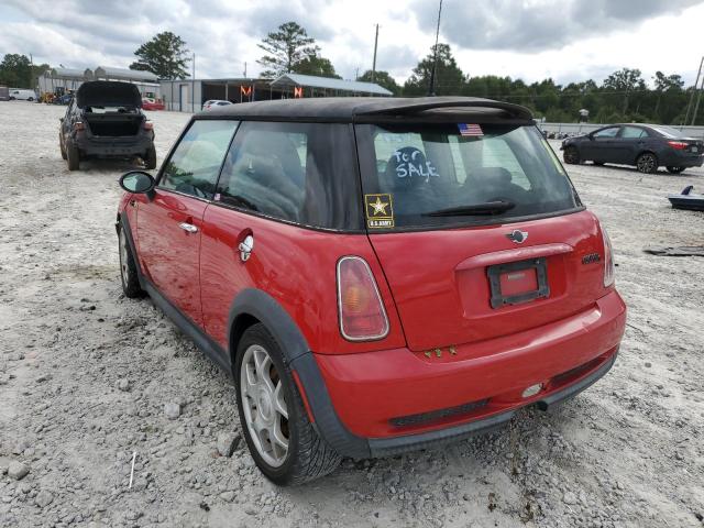 Photo 3 from auction – 2003 MINI COOPER S with VIN WMWRE334X3TD70710