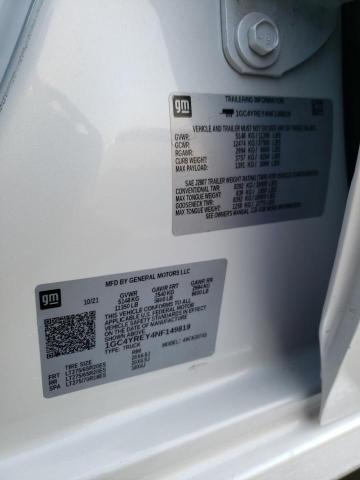 Photo 10 from auction – 2022 CHEVROLET SILVERADO with VIN 1GC4YREY4NF149819