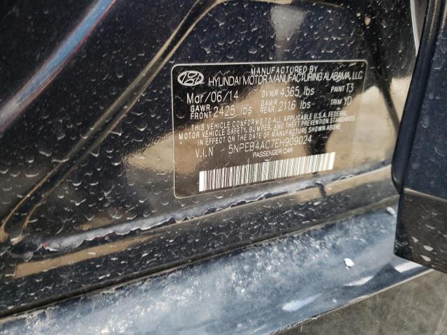 Photo 10 from auction – 2014 HYUNDAI SONATA GLS with VIN 5NPEB4AC7EH909024