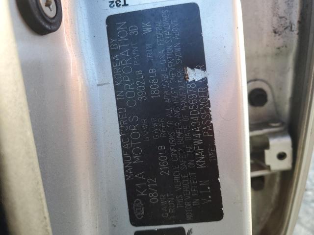 Photo 10 from auction – 2013 KIA FORTE SX with VIN KNAFW4A34D5697879