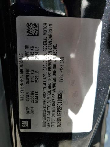 Photo 10 from auction – 2015 CADILLAC CTS-V with VIN 1G6DV1EP2F0100398