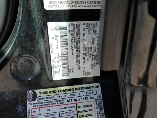 Photo 10 from auction – 2007 FORD EXPEDITION with VIN 1FMFK20577LA44867