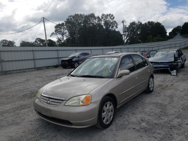 Photo 2 from auction – 2001 HONDA CIVIC EX with VIN 1HGES26741L064950