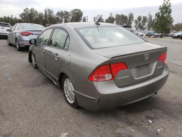 Photo 3 from auction – 2008 HONDA CIVIC HYBR with VIN JHMFA362X8S024404