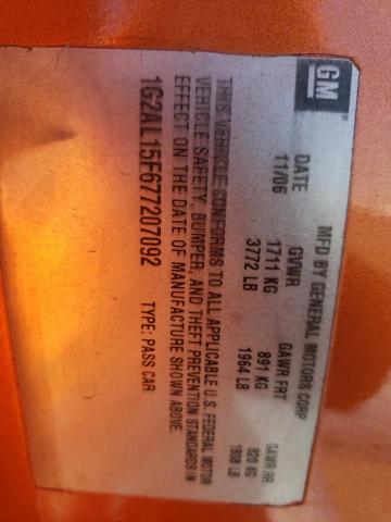 Photo 10 from auction – 2007 PONTIAC G5 with VIN 1G2AL15F677207092