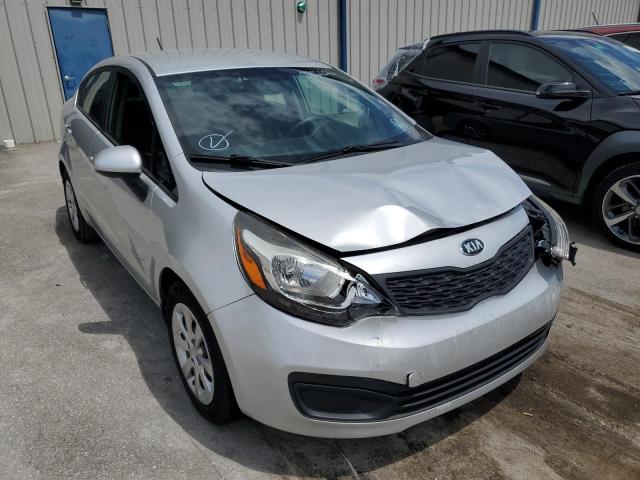 KIA RIO LX 2015 with VIN KNADM4A38F6528197 - Photo from auction