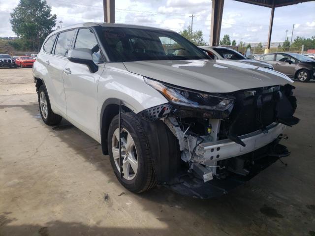 TOYOTA HIGHLANDER 2021 with VIN 5TDZZRAHXMS522868 - Photo from auction