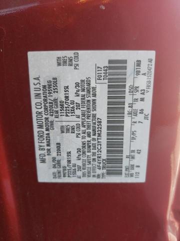 Photo 10 from auction – 2000 MAZDA B2500 with VIN 4F4YR12C3YTM32587