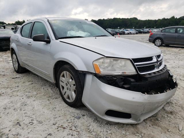 DODGE AVENGER 2012 with VIN 1C3CDZAB2CN285415 - Photo from auction